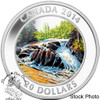 Canada: 2014 $20 River Rapids Coloured Silver Coin