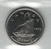 Canada: 1973 10 Cents Cameo ICCS SP67
