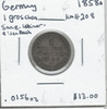 German States: Saxe-Weimer-Eisenbach: 1858A 1 Groschen