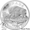 Canada: 2014 $20 Family at Rest Bison Silver Coin