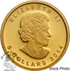 Canada: 2014 $5 Five Blessings 1/10 oz. Gold Coin