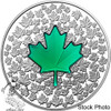 Canada: 2014 $20 Green Maple Leaf Impression Silver Coin