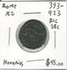 Roman: 393 - 423 AD AE 2 Honorius