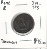 Roman: 379 - 395 AD AE Theodosius