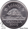 Canada: 2009 5 Cent Logo Proof Like