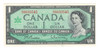 Canada: 1967 $1 Banknote Bank of Canada O/O