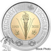 Canada: 2020 $2 Toonie 75th Anniversary of the End of The Second World War Special Wrap Roll with Non-Coloured Coins