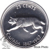 Canada: 1967 25 Cent Bobcat Proof Like