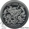 Canada: 1999 25 Cent July Sterling Silver Proof in 2x2