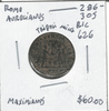 Roman: 286 - 305 AD Aurelianus Maximianus Tripoli Mint