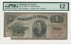 Canada: 1882 $4 Banknote - Dominion of Canada DC10 PMG F12