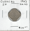Curacao: 1943 5 Cent