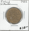 Finland: 1932 10 Markkaa