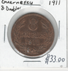 Guernsey: 1911 8 Doubles