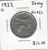 Italy: 1922 1 Lira