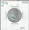 Italy: 1952 10 Centesimi