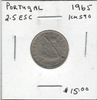 Portugal: 1965 2.5 Escudos