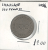 Saarland: 1955 100 Franken