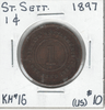 Straits Settlements: 1897 1 Cent