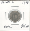 Straits Settlements: 1899 5 Cents Lot#3