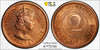 Mauritius: 1971 2 Cents PCGS SP65RD King's Norton Mint Collection