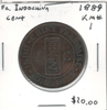 French Indochina: 1889 A Centime