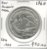 United States: 1968 San Antonio Medal Silver