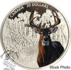 Canada: 2021 $30 Imposing Icons: White-Tailed Deer 2 oz Pure Silver Coin