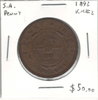 South Africa: 1892 Penny