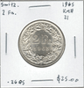 Switzerland: 1965 2 Francs Lot#20