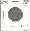 Germany: 1888A 20 Pfennig