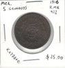 Mexico: 1916 5 Centavos