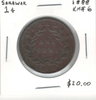 Sarawak: 1888 1 Cent