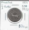 Mauritius: 1971 1/2 Rupee