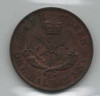Canada: Bank of Upper Canada: 1850 1/2 Penny Breton 720, CH. PC5A ICCS MS60
