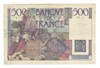 France: 1945 500 Francs Banknote with Pinholes