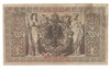 Germany: 1910 1000 Mark Banknote with Writing