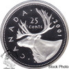 Canada: 2001 25 Cent Proof