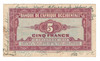 French West Africa: 1942 5 Francs Banknote
