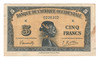 French West Africa: 1942 5 Francs Banknote