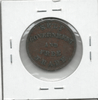 PEI: 1855 One Penny Token PE-7A1 VF20