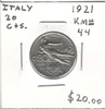 Italy: 1921 20 Centesimi