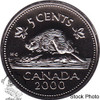 Canada: 2000 5 Cent No P BU