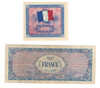 France: 1944 Allied Banknote Collection Lot (2 Pieces)