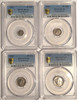 Great Britain: 1915 Maundy Set (4 Coins) PCGS PL65 - PL66