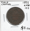 Chile:  1853 Centavo