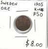 Sweden: 1905 Ore