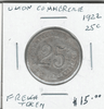 France: 1922 25 Centimes Union Commerciale