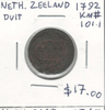 Netherlands, Zeeland: 1792 Duit