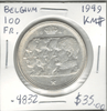Belgium: 1949 100 Francs #2